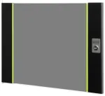 DIGITUS 19" Glas-Frontt&uuml;r 9HE Wandgeh&auml;use Unique Serie schw.