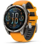 I&scaron;manusis laikrodis Garmin fenix 8 3.56 cm (1.4") AMOLED 47 mm Digital 454 x 454 pikselių Jutiklinis ekranas Graphite Wi-Fi GPS (satellite)