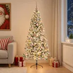 Dirbtinė kalėdinė eglutė su rutuliuku 210 cm 300 LED