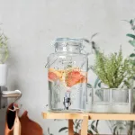 Point-virgule gėrimų dozatorius su Zafphahn Hello Summer Bar Accessories 3 l, skaidrus