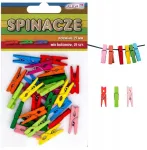 Mediniai segtukai, spaustukai, skirti nuotraukoms, scrapbooking'ui, spalvoti, 2,5 cm