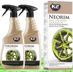2 x K2 Neorim &scaron;arminis skystis ratlankiams, padangoms, ratų arkoms valyti 700ml