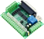 Youmile dc 12-24v cnc breakout sąsajos plok&scaron;tė 5 a&scaron;ių mach3 sąsajos kortelė optinio jungiklio plok&scaron;tė su lygiagretaus prijungimo kabeliu usb kabeliu xh2.54 4p kabeliu žingsninio variklio tvarkyklei mach3