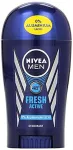Nivea Men Nivea Fresh Active dezodorantas vyrams, lazdelė 40 ml, 3 x 40 ml pakuotė