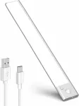 Tedison&reg; Led spintelės &scaron;viestuvas su judesio davikliu, magnetinis, belaidis, 40 cm ilgio, ilgaamžė 3000 Mah baterija, 150 Led, jutiklinė funkcija, 3 spalvų temperatūros, pritemdomas, Ip20
