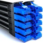 Deleycon 10x 0.5m Cat6 tinklo kabelių rinkinys, U-utp Rj45 Lan