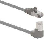 &Scaron;akotuvas 1attack.de Cat.6 Patch tinklo kabelis (sftp Pimf) 1000mbit/s Rj 45, 90 laipsnių kampo jungtis, suderinama su Cat5 Cat5e Cat6 Cat6a Cat7 Cat7a Cat8