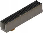 Betoninis Latakas-pro Dn150-ketinė grotelė Kl.d400 su h260 nutekėjimu