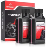 Mineralinis aliejus, 300 ml mineralinis aliejus, skirtas Shimano, Tektro ir Trp hidrauliniams diskiniams stabdžiams.