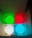&Scaron;viečiantys Led rutuliukai, plaukiojantys Led rutuliukai 4 vnt., 16 spalvų
