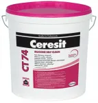 Ceresit Ct 74 25 kg baltas 1,5 mm silikoninis tinkas