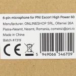 6 kontaktų mikrofonas PNI Escort High Power 60 radijo stotelėms