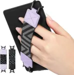 Moko rie&scaron;o dirželis 6&ndash;8 colių kindle Ereaders fire plan&scaron;etiniams kompiuteriams/kobo/voyaga/lenovo/sony e. knygų plan&scaron;etiniams kompiuteriams, labai elastingas universalus laikymo dirželis, plan&scaron;etinio kompiuterio pir&scaron;tų laikiklis, 2 vnt., juodas + tar ...