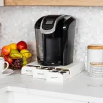 Mind Reader &bdquo;anchor&ldquo; kavos kapsulių stalčius / dėžutė 36 Dolce Gusto, Keurig K Cup, Verismo Cbtl kapsulėms, juodas