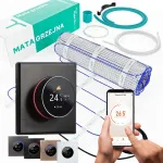 &Scaron;ildymo kilimėlis plytelėms, rinkinys - Thermeco H20 Wifi - 1,5 m&sup2;