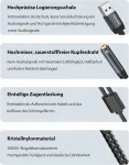 Stiprintuvas Dukabel i&scaron;orinė usb garso plok&scaron;tė 0.3 m usb į 2 trrs 3.5 mm lizdus (audio + mic) ausinių skirstytuvas stereo audio y adapterio kabelis, tinkamas pc, ps4, ps5, ne&scaron;iojamam kompiuteriui, garsiakalbiui, ausinėms - top series