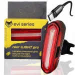 EVI Galinė dviračio lemputė 15h Ilight Pro Rear 650mah Usb C