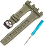 Dervos dirželis, suderinamas su Casio Gba900 Gba-900, vyri&scaron;kas sportinis dirželis, vandeniui atsparus guminis pakaitinis dirželis, laikrodžių priedai
