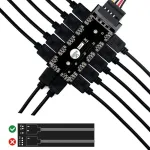 Argb Hub, 11 prievadų, 5v 3-pin Rgb Led skirstytuvas su Sata/ide