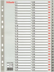 Esselte A4 PP segtuvų mechanizmai pilki 1 -54 (10K154F)