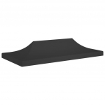 Proginės palapinės stogas, juodos spalvos, 6x3m, 270 g/m&sup2;