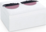 AmeliaHome JEWELRY BOX/AH/LASHES/Baltas/14X9