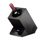 Vieno butelio vyno &scaron;aldytuvas Caso WineCase One, Juodos spalvos