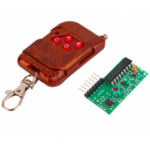 Oem Keturių kanalų 433 MHz radijo modulis + nuotolinio valdymo pultas