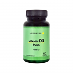 Maisto papildas Herbavel Vitamin D3 4000TV Plus, 60 kapsulių