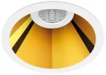 6W LED įleidžiamas &scaron;viestuvas SHOT LIGHT S FLOOD, baltos/aukso sp., 3000K