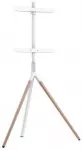 Laikiklis Sinox Beslag Sinox Tripod TV grindų stovas. 45"-65". Balta ir bukas, 114,3 cm (45"), 165,1 cm (65"), 200 x 200 mm, 400 x 400 mm, 140&deg;, bukas