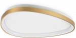 Lubinis &scaron;viestuvas Ideal Lux 30W LED pavir&scaron;inis &scaron;viestuvas GEMINI, žalvario sp., 3000K, 328065