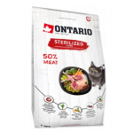 Ontario Cat Sterilised ėriena 2kg (Sterilizuotoms su ėriena)