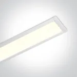 40W įleidžiamas linijinis &scaron;viestuvas, baltas, 4000K, su maitinimo &scaron;altiniu ir montavimo elementais, 38152R/W/C