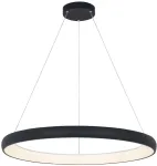 60W LED pakabinamas &scaron;viestuvas, juodas, 3000K, dimeriuojamas, 2060