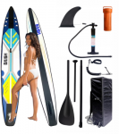 Inflatable Paddle Board + Accessories Extralink SUP Board 420cm Set