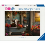 Ravensburger Dėlionė 1000 vnt. - Karvė vonioje
