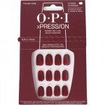 Opi Xpress-On U&ntilde;as Artificiales Tonos Ic&oacute;nicos Malaga Wine 30 U