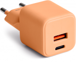 COLORUM laidinis įkroviklis USB-A + USB-C PD 30W CLS30-AC-14 x Peach Fuzz