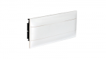 Legrand 137365 PRACTIBOX S įleidžiamas modulinis skirstomasis skydas 1x22 baltos durys 137365