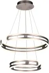 Lubinis &scaron;viestuvas 120W LED pakabinamas &scaron;viestuvas KIARA, rudos/kavos sp., 3000K, dimeriuojamas