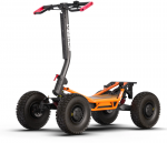 Elektrinis paspirtukas/keturratis VEEHOP 4x4, 6400W, 60V, 40Ah, oranžinis