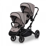 Dvynukų vaiki&scaron;kas vežimėlis Cavoe Avec, Taupe