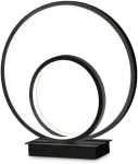 22W LED stalo &scaron;viestuvas OZ, juodas, 2700K, 342474