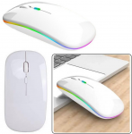 Lean Belaidė ergonominė balta pelė