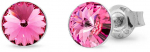 Sidabriniai auskarai su Swarovski kristalais Brasco 55745