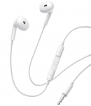 Baseus Encok HZ19 baltos spalvos su laidu į ausis įki&scaron;amos ausinės