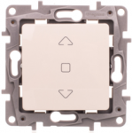 Legrand 764611 NILOE tiesioginio roleto valdymo jungiklis 10 AX kreminės spalvos 764611