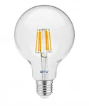 LED lemputė su kaitrinės lemputės 8W 880Lm 4000K G95 E27 240V 360St Ld-G95Fle8-40 Gtv