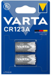 Varta Lithium CR123A baterija 2vnt